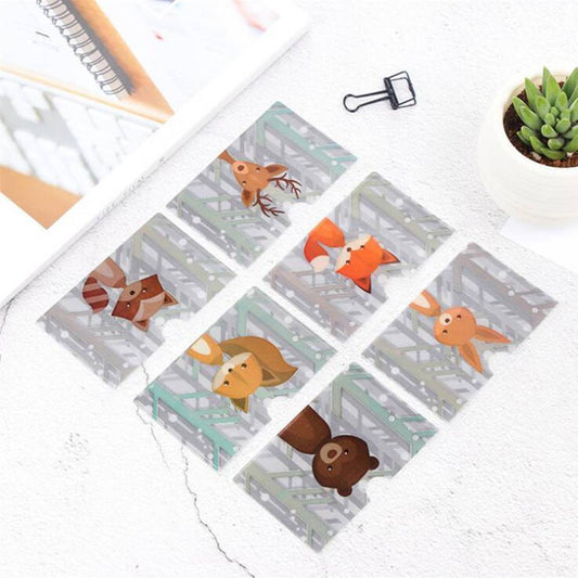 Animal PVC Card Holder Credit Student Cute Women ID Business Bancaire Cards Bag Wallet Passport Card Holder Protector