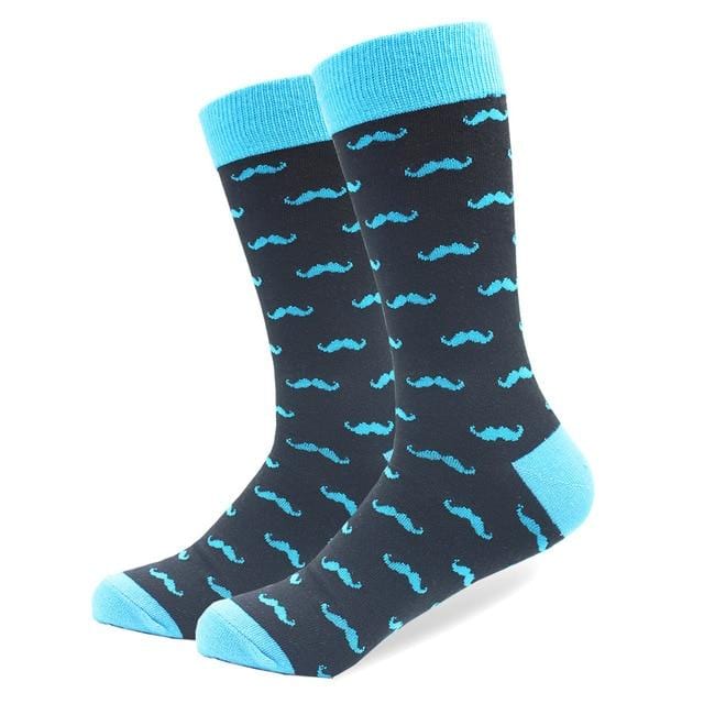 High Quality Combed Cotton Socks Animal Pattern Long Tube Funny Happy Men Socks Novelty Skateboard Crew Casual Crazy Socks