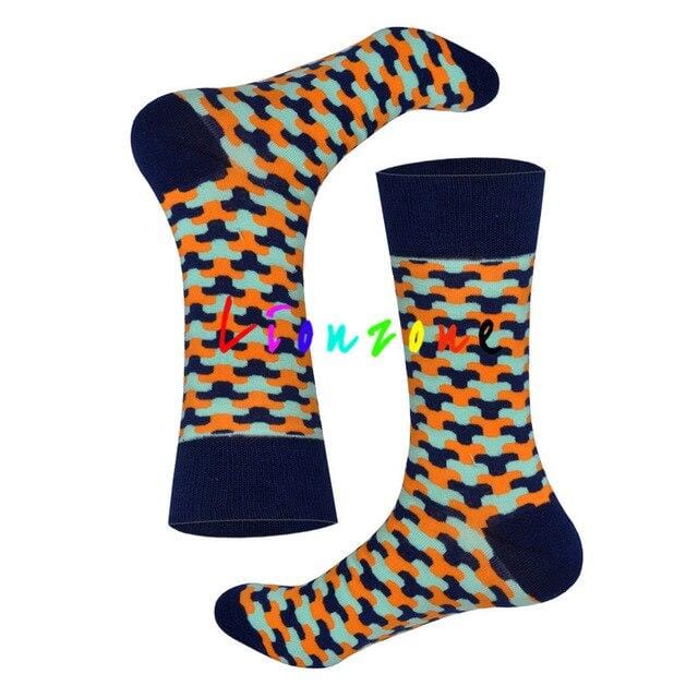 LIONZONE New Arrived Happy Socks With Saury Lobster skeleton Disenador StreetWear Calcetines Casual Crew Socks Funny Gift