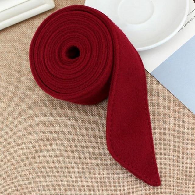 195x4.5cm Unisex Faux Wool Belt Waistband Wrap Woolen Sash Tie Fashion Wool Buckles for New Overcoat Accessories-Tie-Ultrabasic