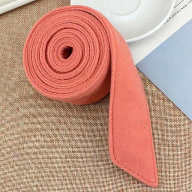 195x4.5cm Unisex Faux Wool Belt Waistband Wrap Woolen Sash Tie Fashion Wool Buckles for New Overcoat Accessories-Tie-Ultrabasic