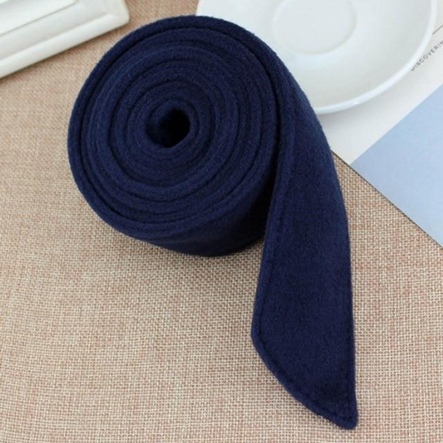 195x4.5cm Unisex Faux Wool Belt Waistband Wrap Woolen Sash Tie Fashion Wool Buckles for New Overcoat Accessories-Tie-Ultrabasic