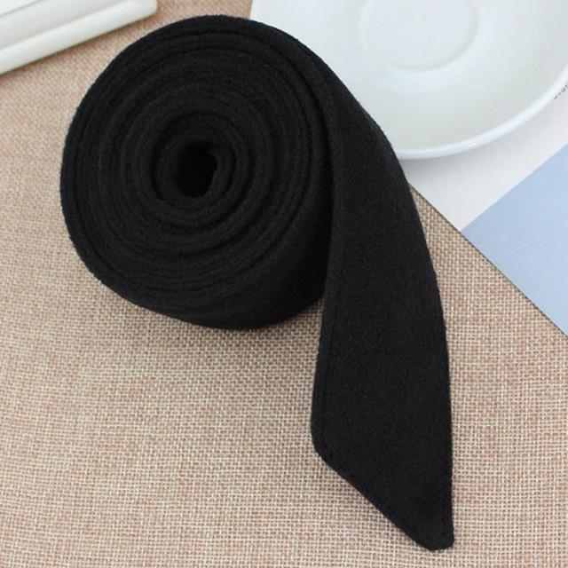 195x4.5cm Unisex Faux Wool Belt Waistband Wrap Woolen Sash Tie Fashion Wool Buckles for New Overcoat Accessories-Tie-Ultrabasic