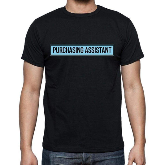 Purchasing Assistant t shirt, mens t-shirt, occupation, S Size, Black, Cotton - ULTRABASIC