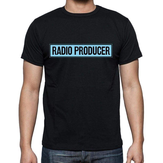 Radio Producer T Shirt Mens T-Shirt Occupation S Size Black Cotton - T-Shirt