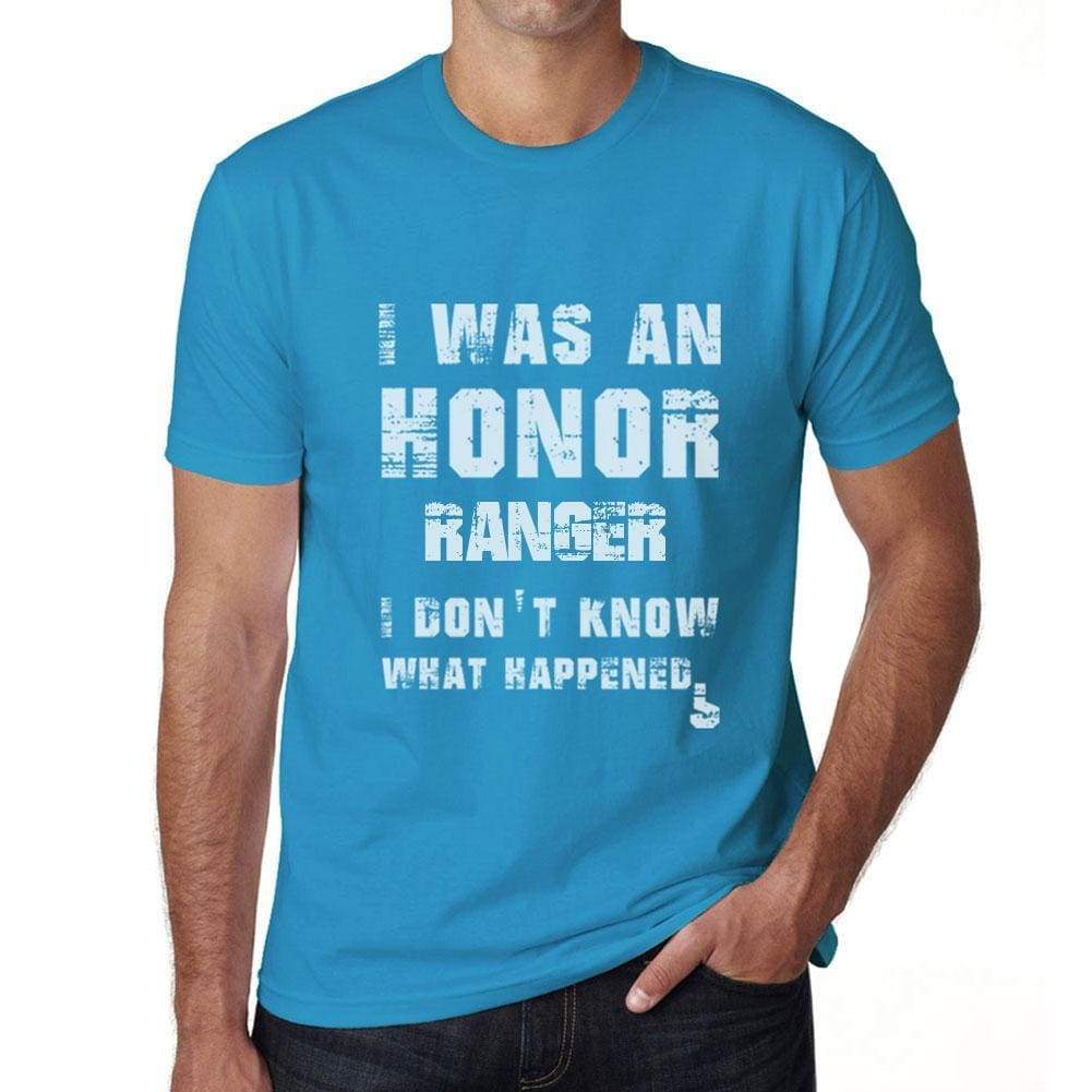 Ranger What Happened Blue Mens Short Sleeve Round Neck T-Shirt Gift T-Shirt 00322 - Blue / S - Casual