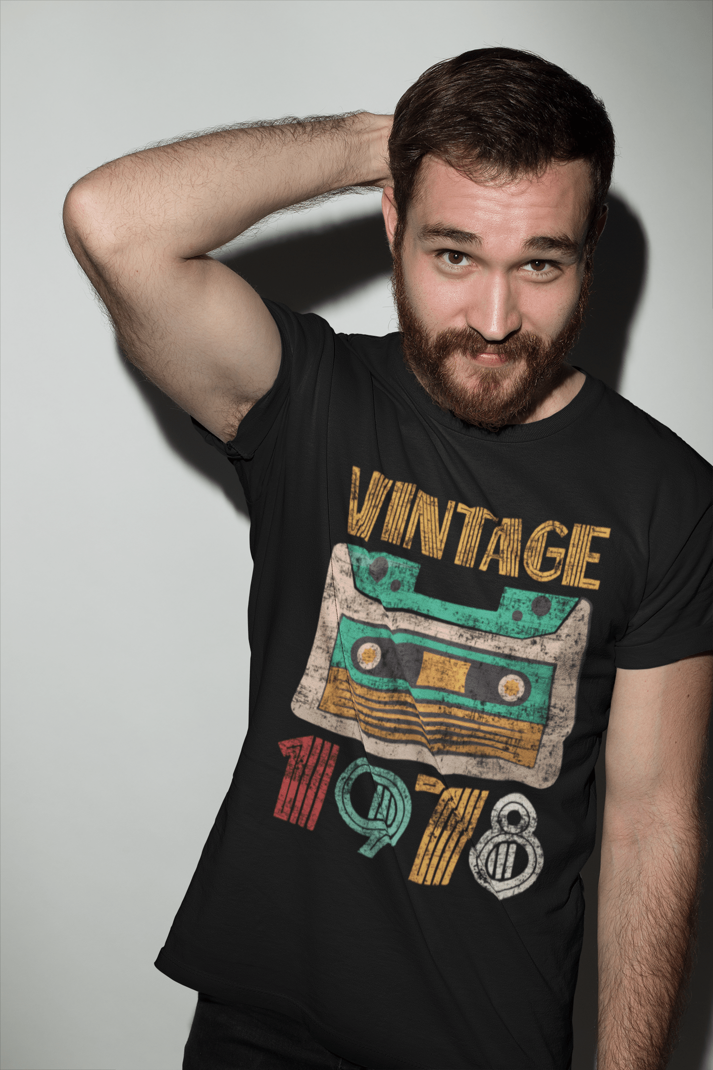 ULTRABASIC Men's T-Shirt Vintage 1978 - Retro 42nd Birthday Gift Tee Shirt