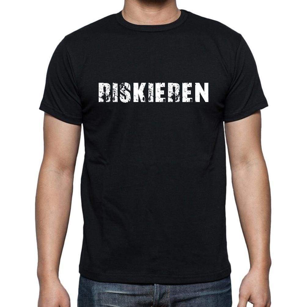 Riskieren Mens Short Sleeve Round Neck T-Shirt - Casual