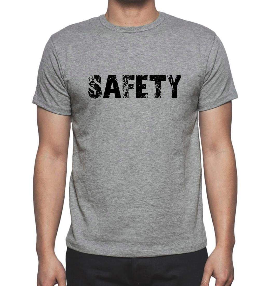 Safety Grey Mens Short Sleeve Round Neck T-Shirt 00018 - Grey / S - Casual