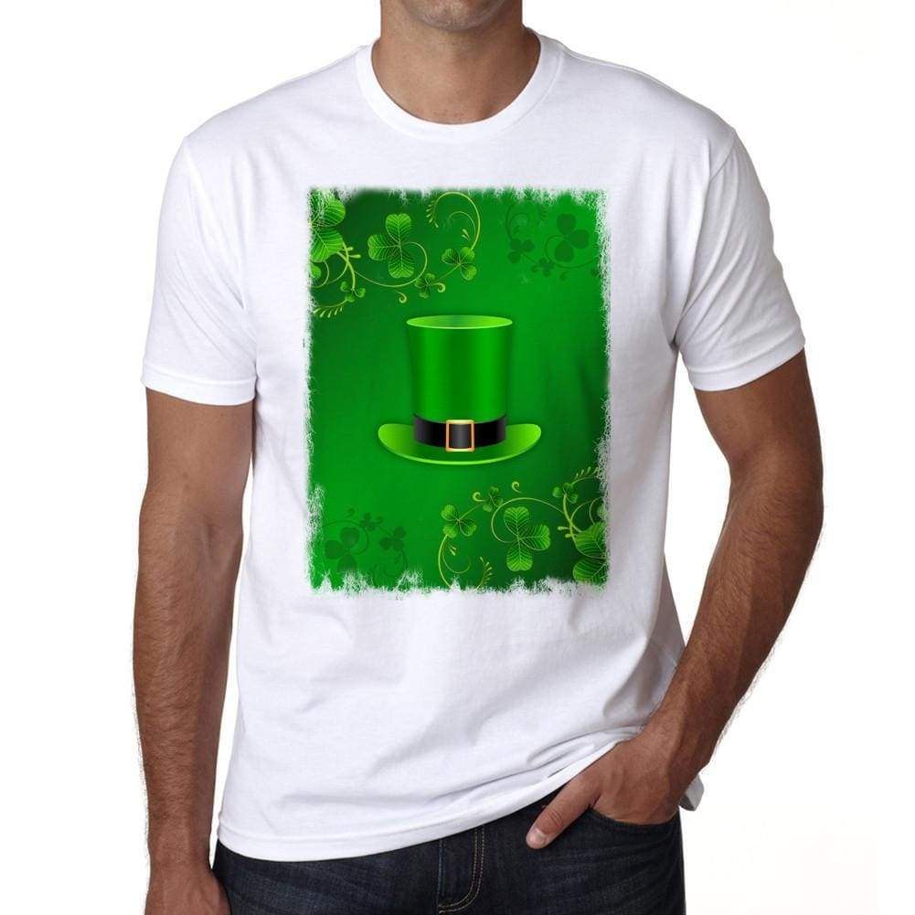 Saint Patricks Day With Top Hat And Horseshoes T-Shirt For Men T Shirt Gift 00150 - T-Shirt