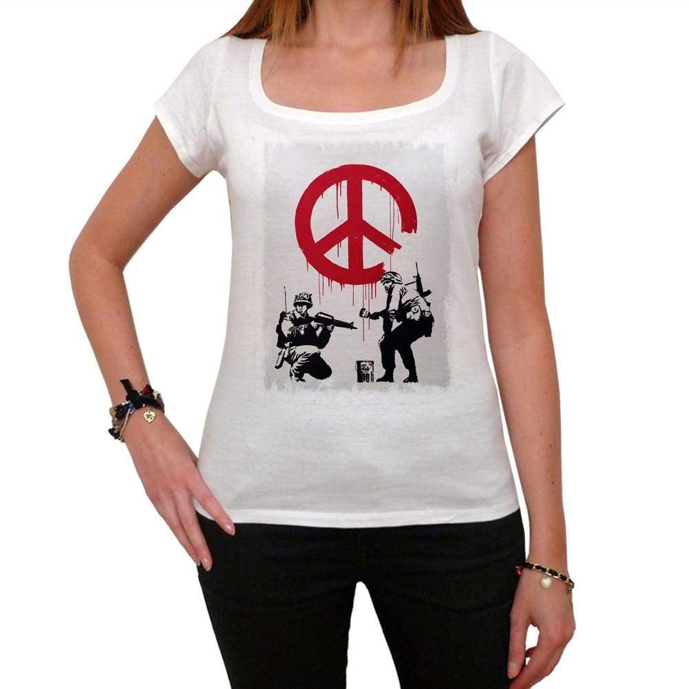 Soldiers Of Peace Tshirt White Womens T-Shirt 00163