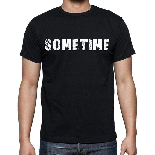 Sometime Mens Short Sleeve Round Neck T-Shirt - Casual