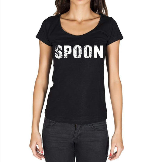 Spoon Womens Short Sleeve Round Neck T-Shirt - Casual