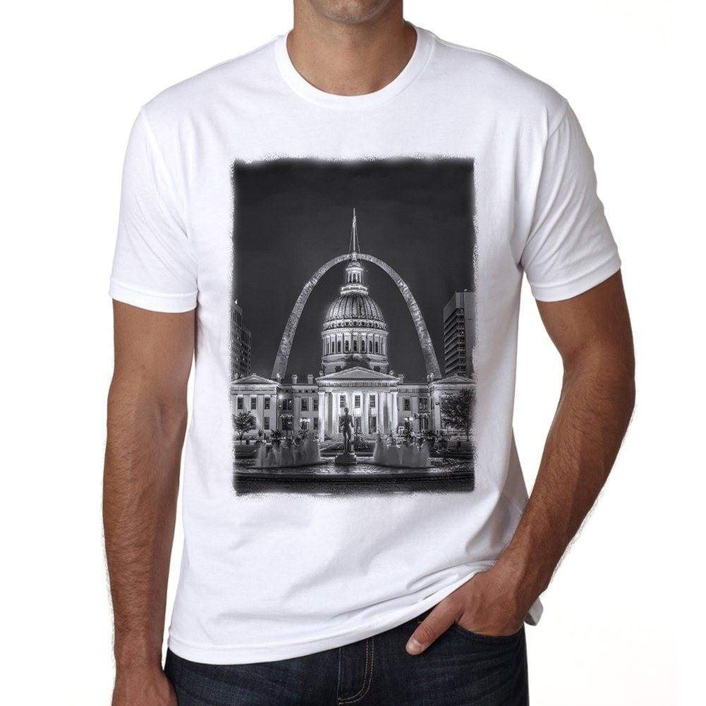 St. Louis Mens Short Sleeve Round Neck T-Shirt