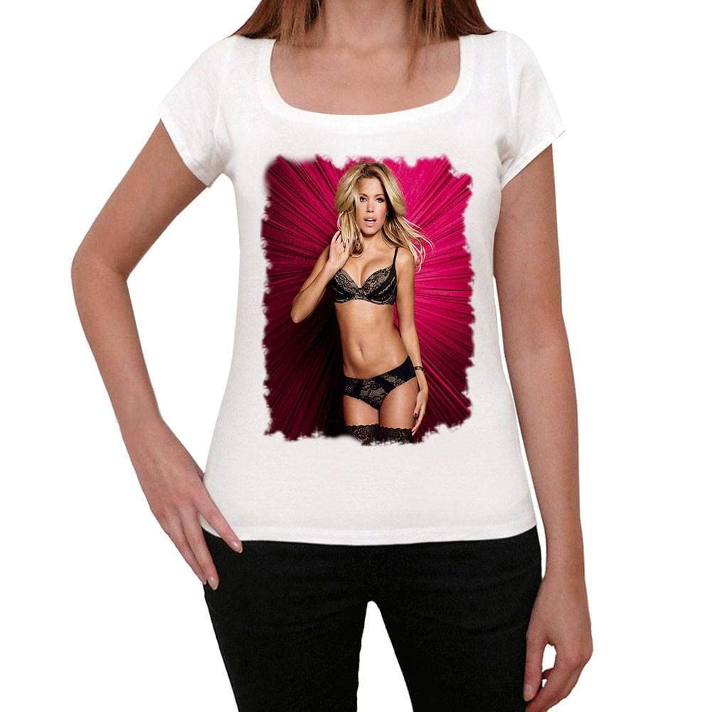 Sylvie Van Der Vaart Womens T-Shirt White Birthday Gift 00514 - White / Xs - Casual