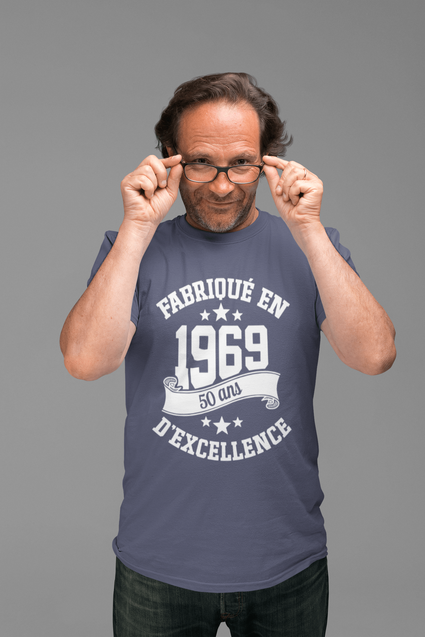 ULTRABASIC - Fabriqué en 1969, 50 Ans d'être Génial Unisex T-Shirt Denim