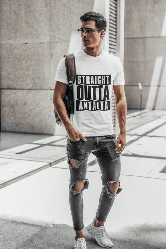 Straight Outta Antalya, Herren-Kurzarm-Rundhals-T-Shirt 00027