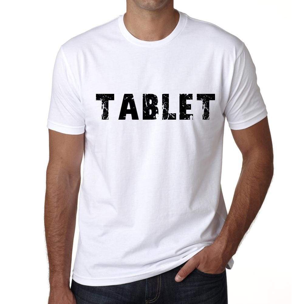 Tablet Mens T Shirt White Birthday Gift 00552 - White / Xs - Casual