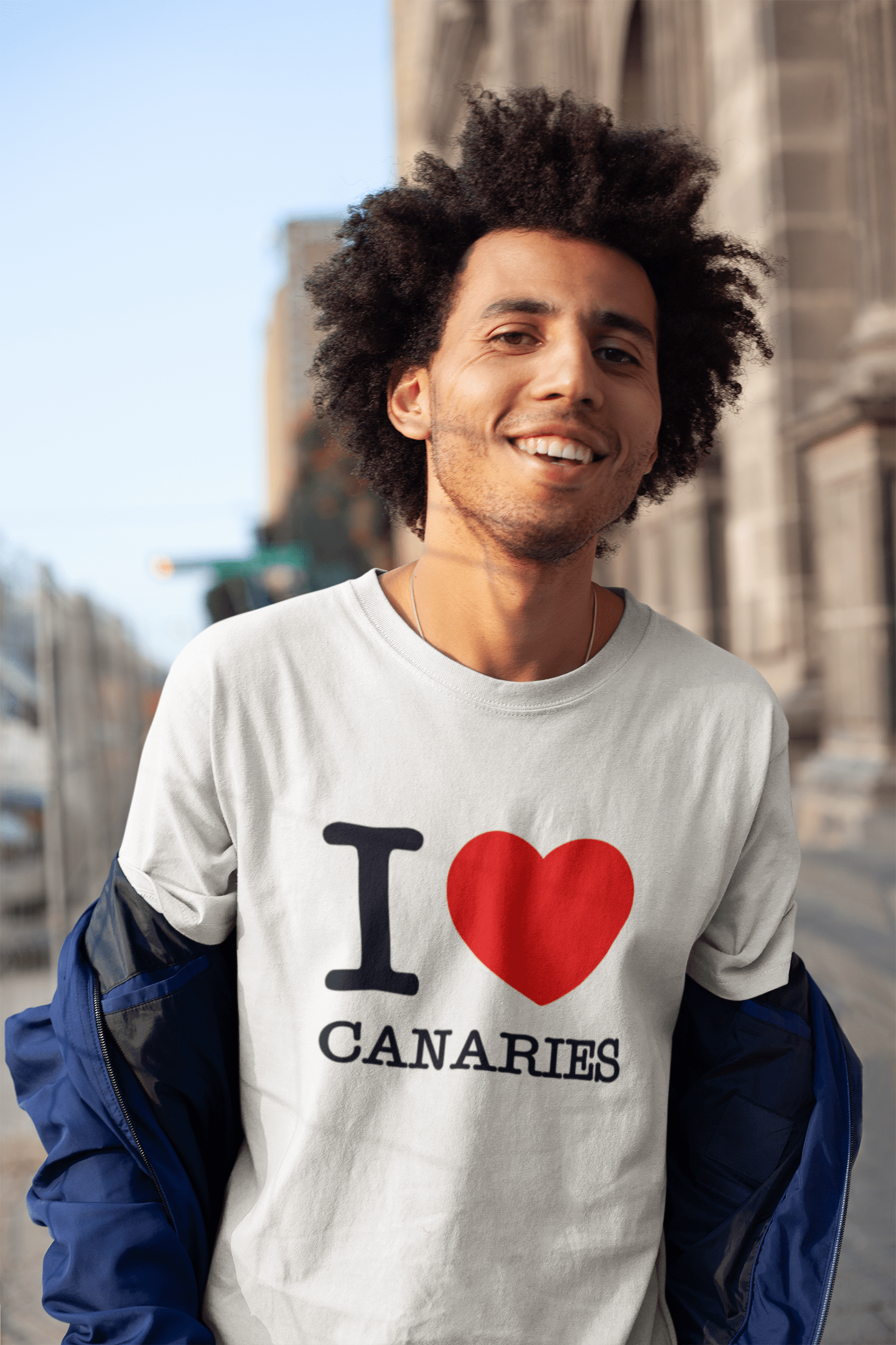 CANARIES, Men's Short Sleeve Round Neck T-shirt