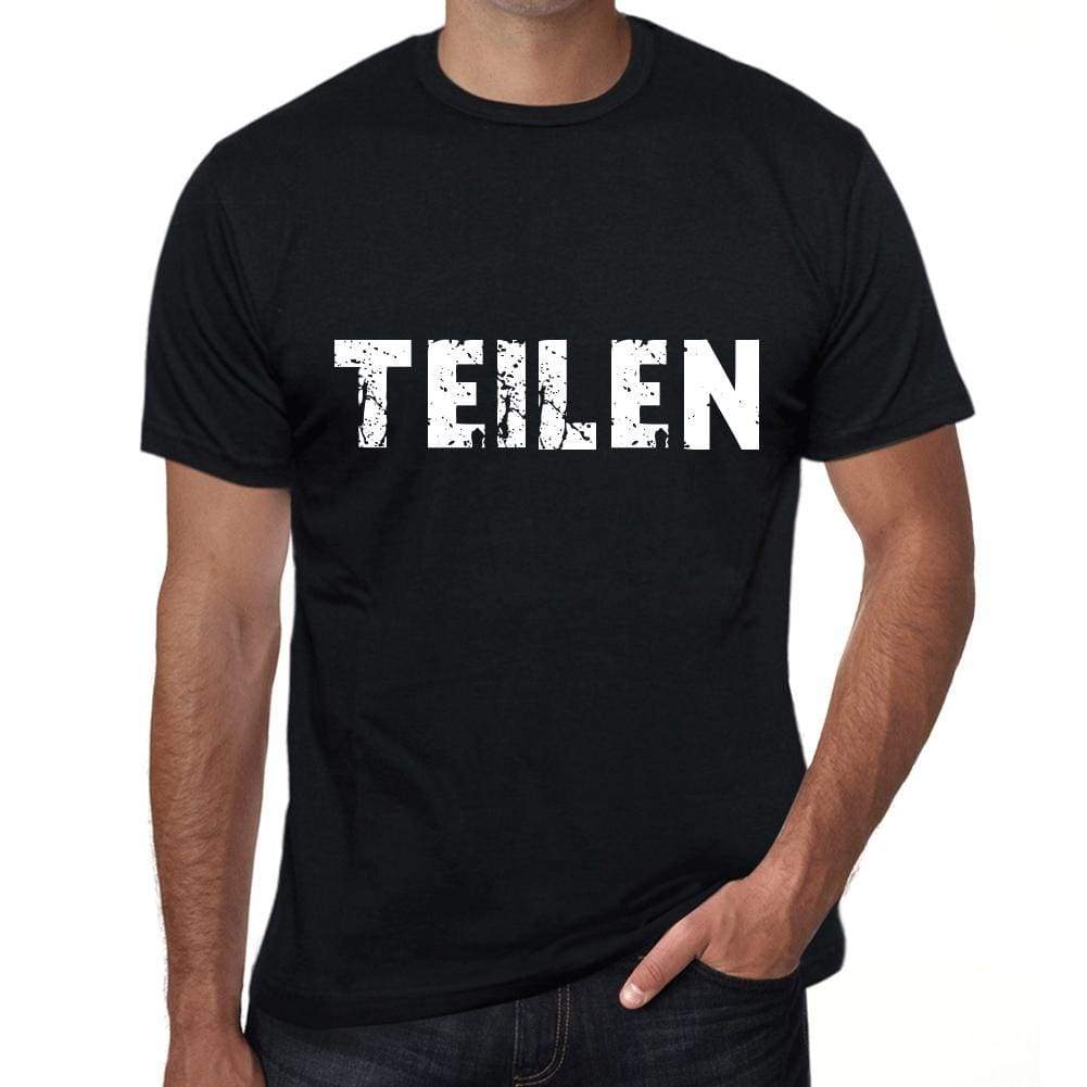 Teilen Mens T Shirt Black Birthday Gift 00548 - Black / Xs - Casual