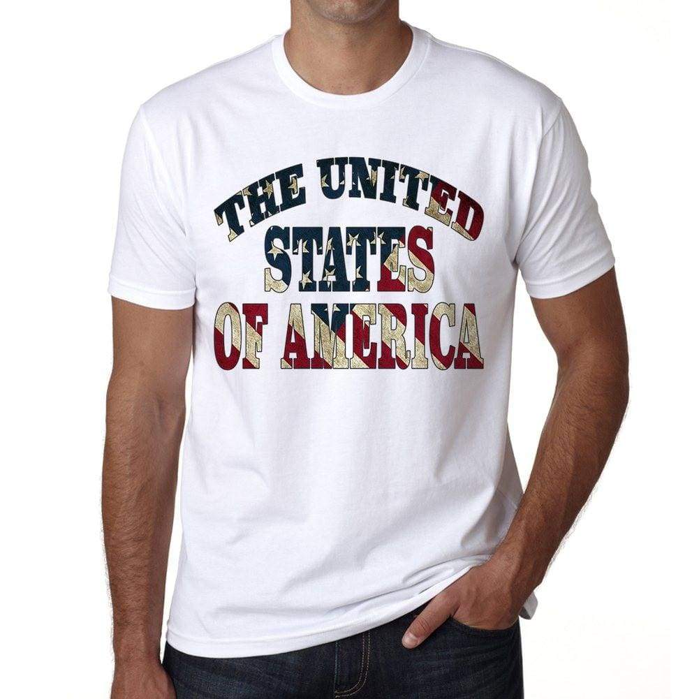 The United States Od America Mens Short Sleeve Round Neck T-Shirt