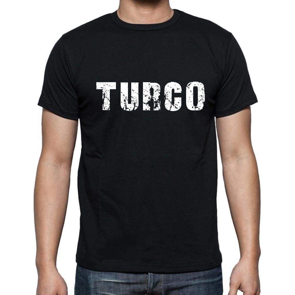 Turco Mens Short Sleeve Round Neck T-Shirt - Casual