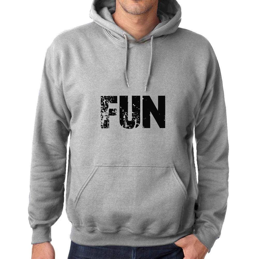 Unisex Printed Graphic Cotton Hoodie Popular Words Fun Grey Marl - Grey Marl / Xs / Cotton - Hoodies