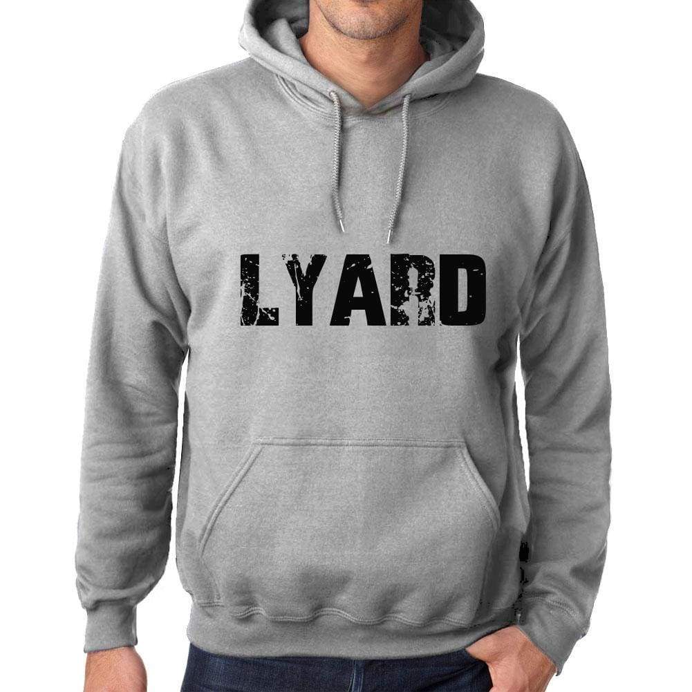 Unisex Printed Graphic Cotton Hoodie Popular Words Lyard Grey Marl - Grey Marl / Xs / Cotton - Hoodies