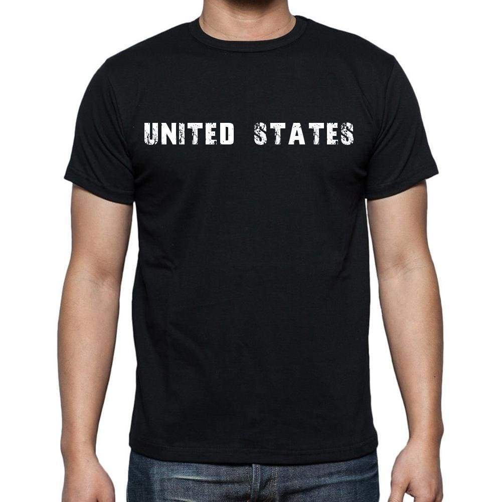 United States T-Shirt For Men Short Sleeve Round Neck Black T Shirt For Men - T-Shirt