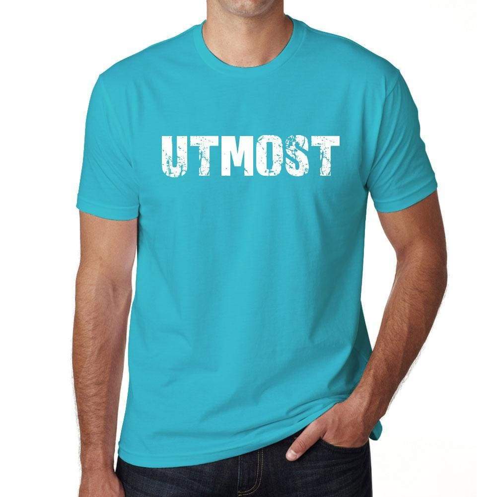 Utmost Mens Short Sleeve Round Neck T-Shirt 00020 - Blue / S - Casual