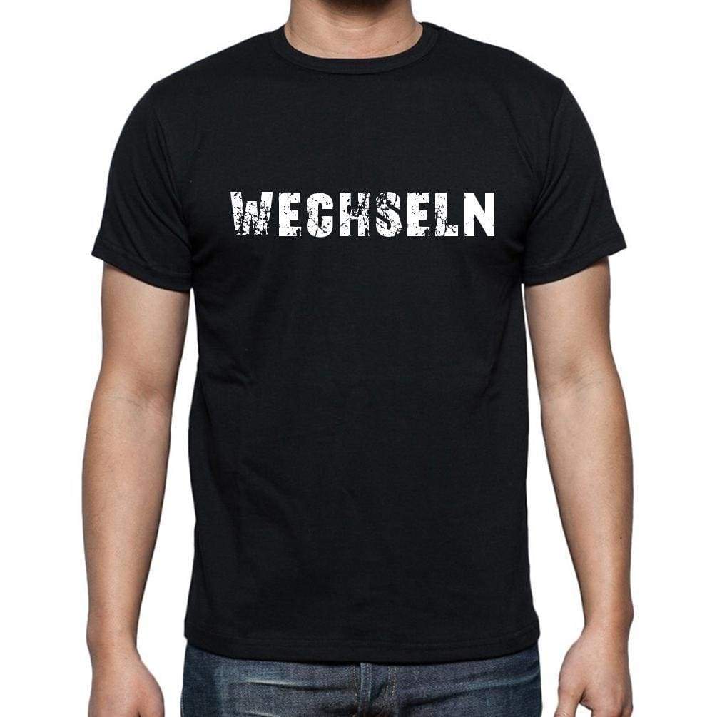 Wechseln Mens Short Sleeve Round Neck T-Shirt - Casual