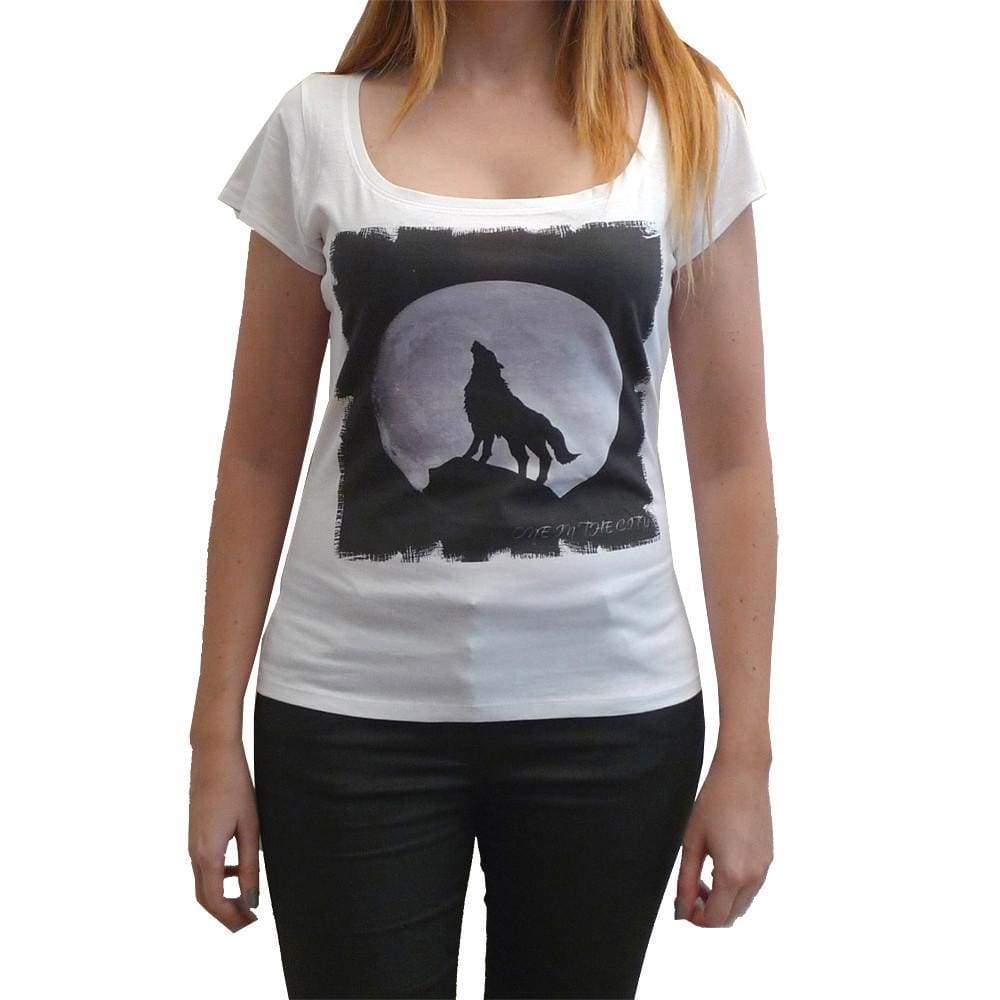 Wolf T-Shirt Short-Sleeve Top Celebrity