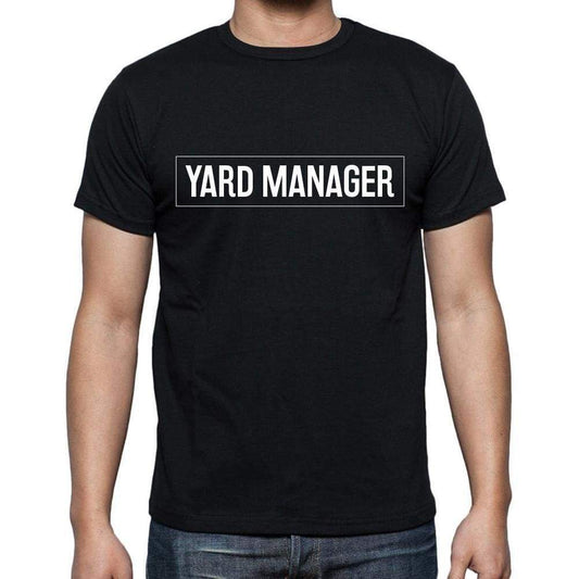 Yard Manager T Shirt Mens T-Shirt Occupation S Size Black Cotton - T-Shirt